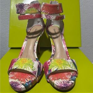 Gianni Bini Women's Floral Heels - Jaxie